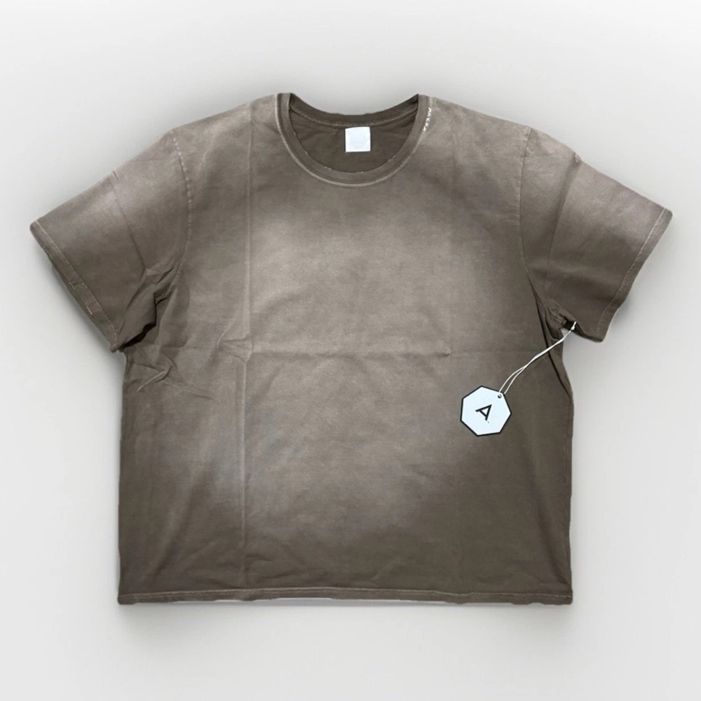 Alchemist Laundry Lab T-Shirt, Faded Brown/Taupe, Vintage, Size 2XL, NWT